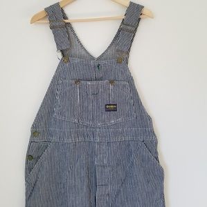 Vintage pinstripe Oshkosh overalls